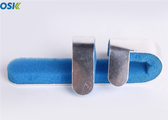 Всеобщим сломанный размером материал голубой пены тутора косточки алюминиевый для пальца